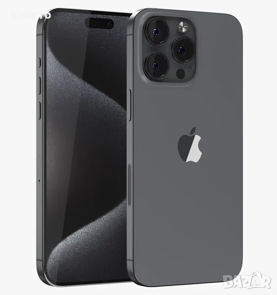 НОВ!!! Apple iPhone 15 Pro Max, 256GB, 5G, Black Titanium, снимка 1