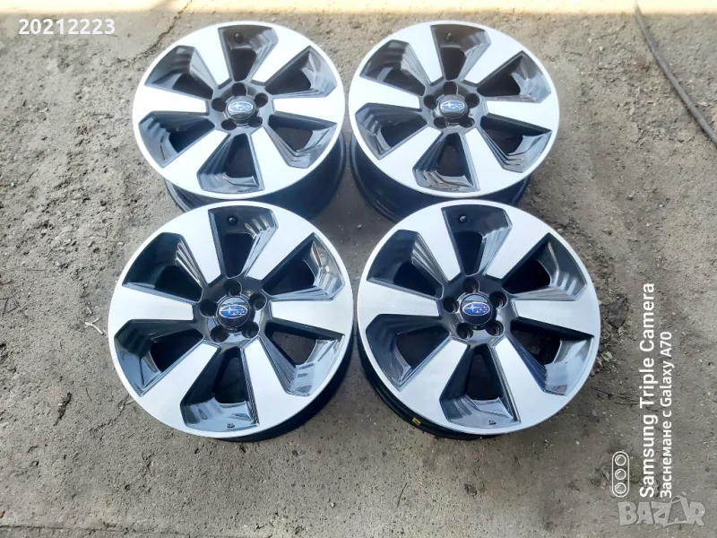 4 броя алуминиеви джанти за Subaru Forester,Legasy,Impreza 17, снимка 1