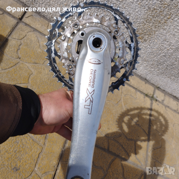 Курбел за велосипед колело Shimano deore xt , снимка 1