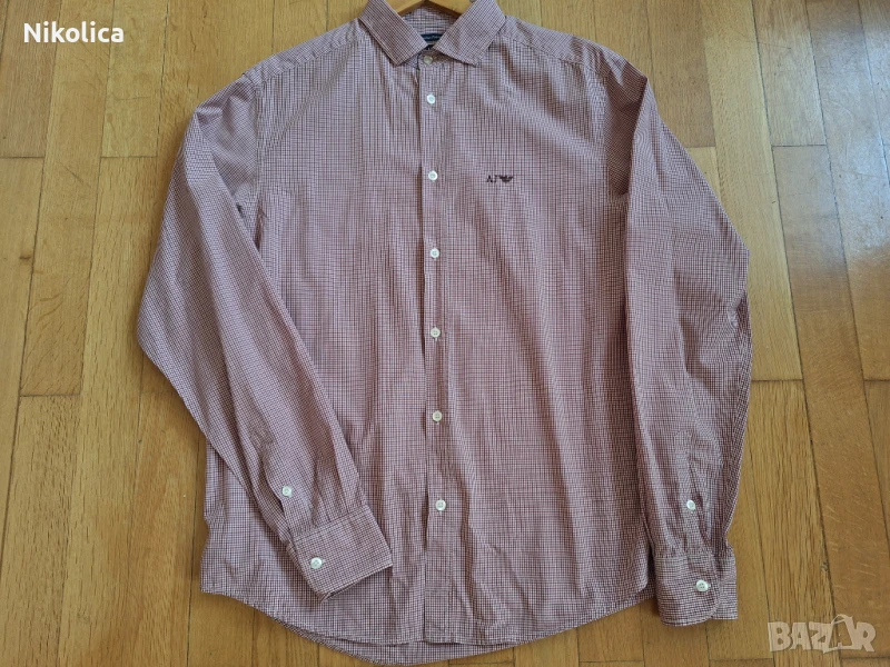 Мъжки ризи Armani jeans, размер XXL  и 3XL. Оригинални!, снимка 1