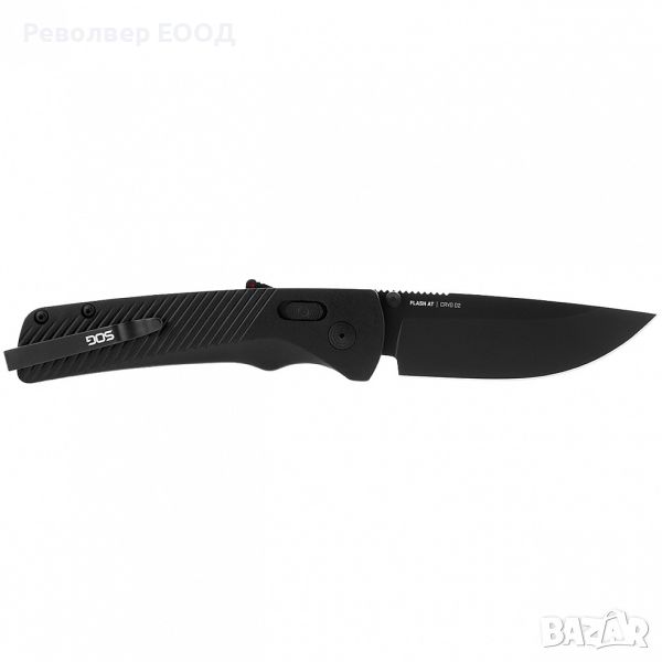 Сгъваем нож SOG Flash AT, в цвят Blackout - 8,76 см, снимка 1
