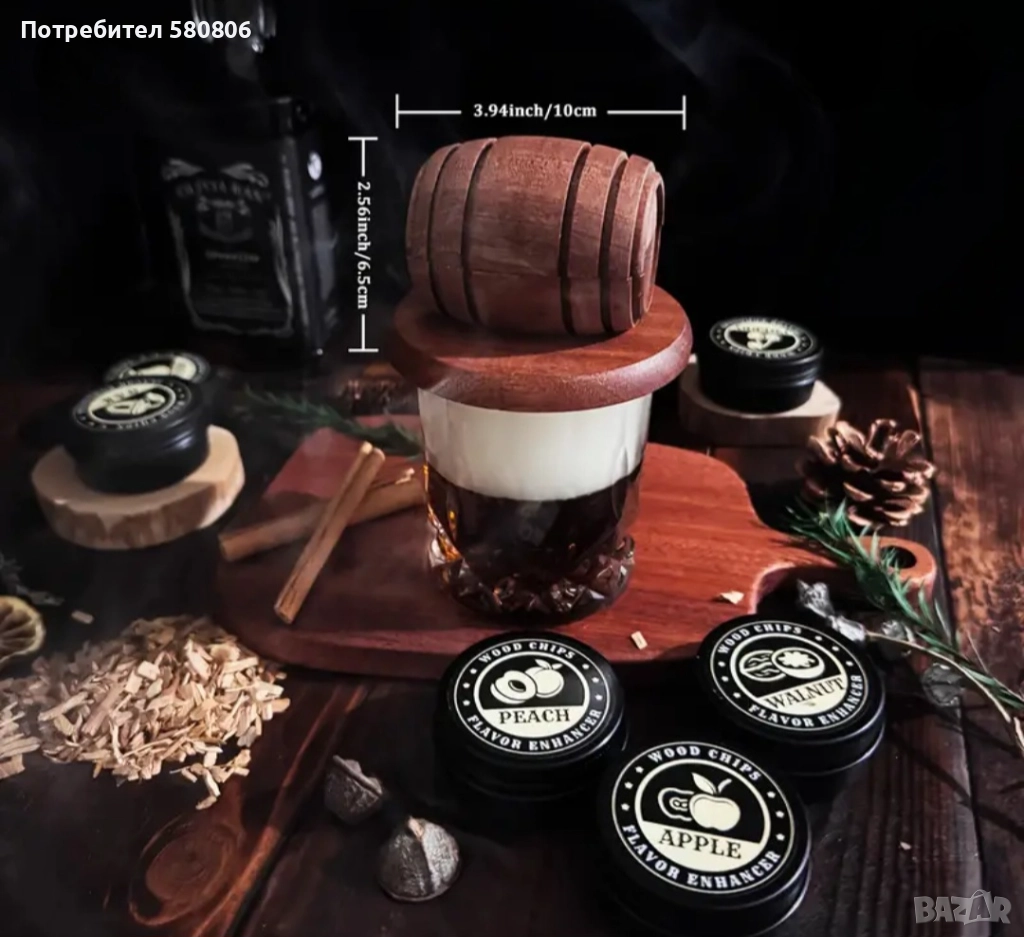 Сет за опушване на уиски / алкохол / подаръчен сет с 6 аромата, снимка 1