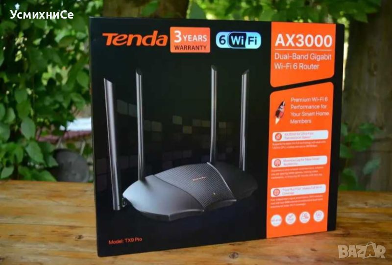 Перфектен и Супер Мощен Рутер Tenda RX9 PRO, Wi-Fi 6 , снимка 1