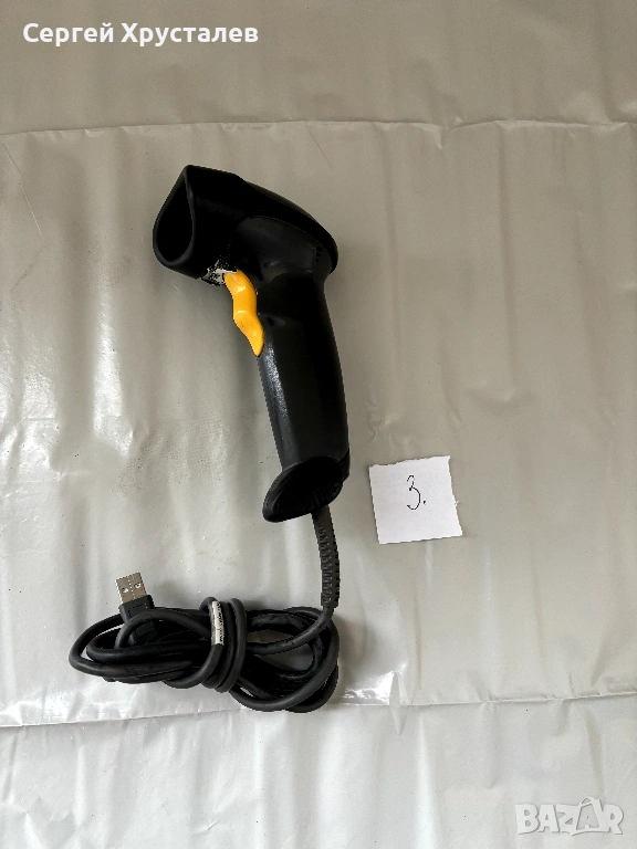 жичен баркод читец symbol motorla , снимка 1