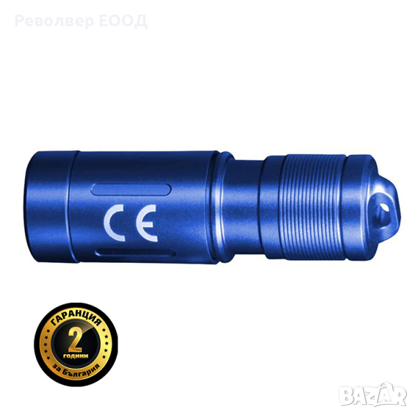 Фенер Fenix E02R LED - син, снимка 1