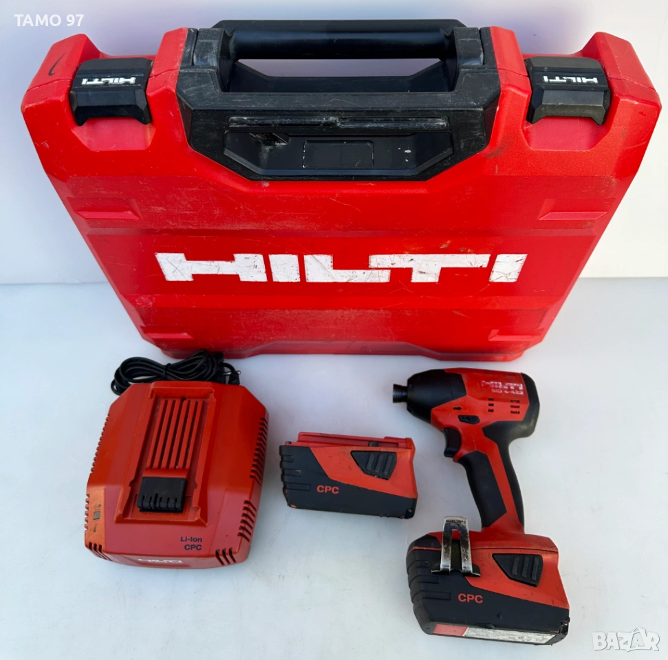 Hilti SiD 4-A22 - Безчетков акумулаторен импакт драйв 2x22V 5.2Ah , снимка 1