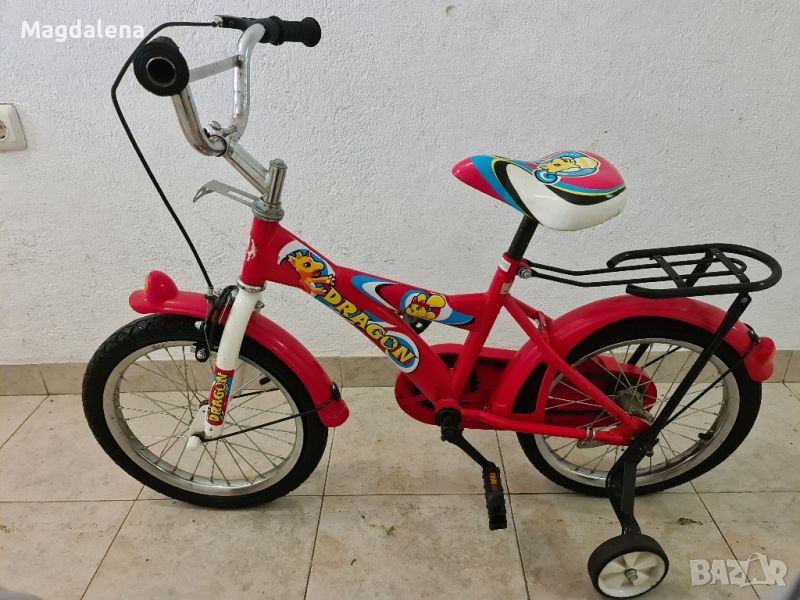 Детско червено колело Dragon, снимка 1