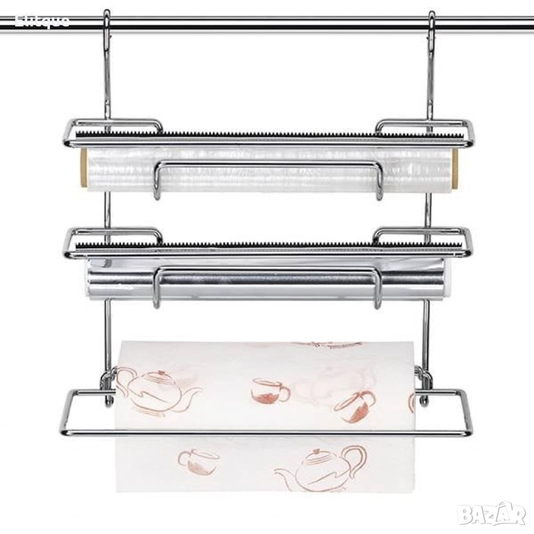 Държач за кухненска хартия - троен 33xH36cm, снимка 1