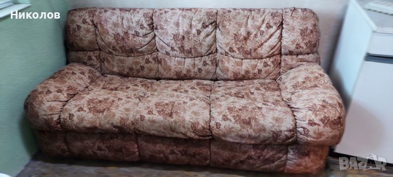 Разтегателен диван и два фотьола, снимка 1