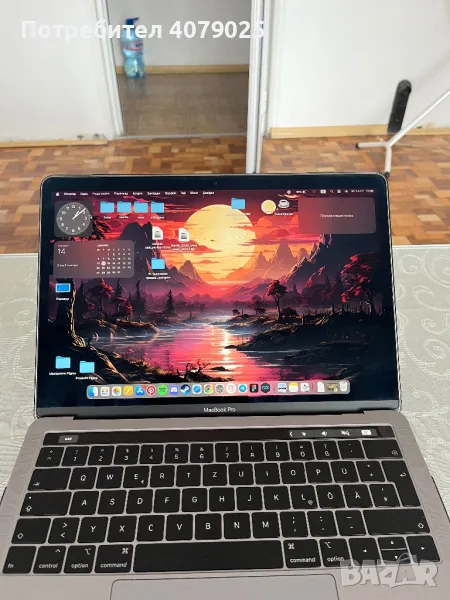 MacBook Pro 13 2018, 16Gb, 250Gb, снимка 1