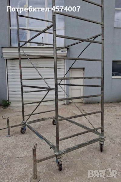 Поцинковано подвижно желязно скеле, тип кула, снимка 1