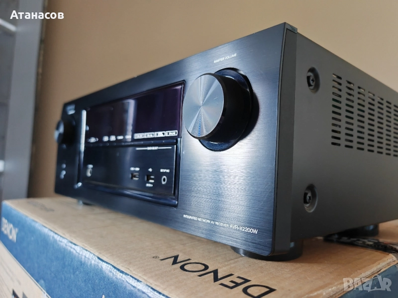 Denon AVR X 2200 W Dolby Atmos Bluetooth Wi-Fi HDMI USB Network 4K , снимка 1