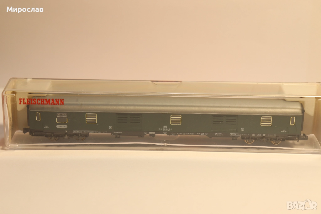 Fleischmann ''N'' 1/160 ЛОКОМОТИВ ВАГОН ВЛАК ВЛАКЧЕ ЖП, снимка 1