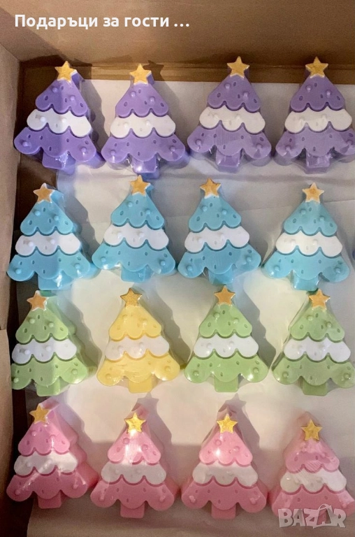 Сапунени елхички фиримен подарък , снимка 1