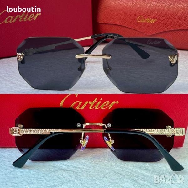 Cartier 2024 дамски слънчеви очила Осмоъгълни 4 цвята, снимка 1