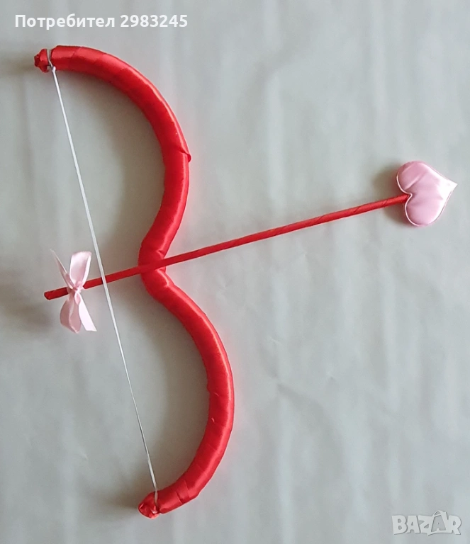 Лък със стрела Купидон, снимка 1