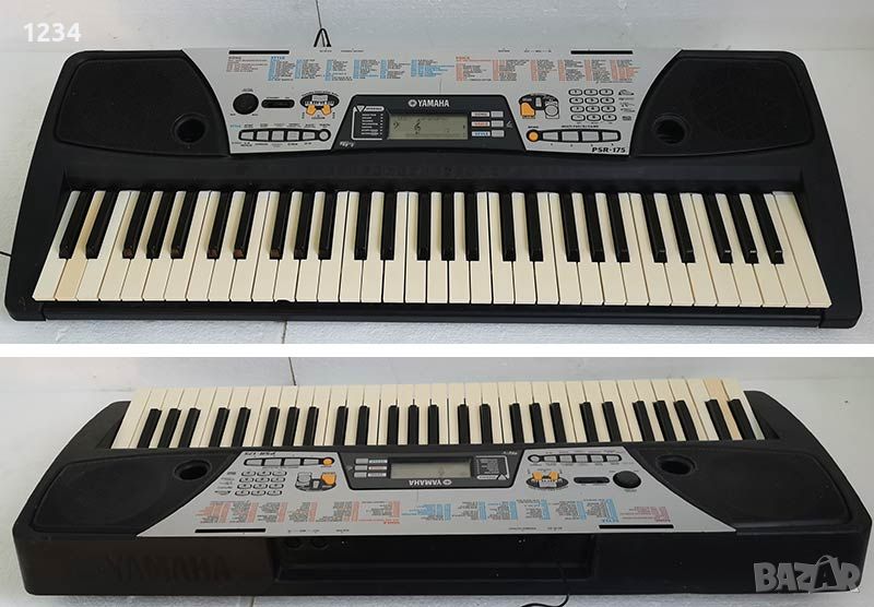 Синтезатор клавир YAMAHA PSR-175 пиано с 5 октави, снимка 1