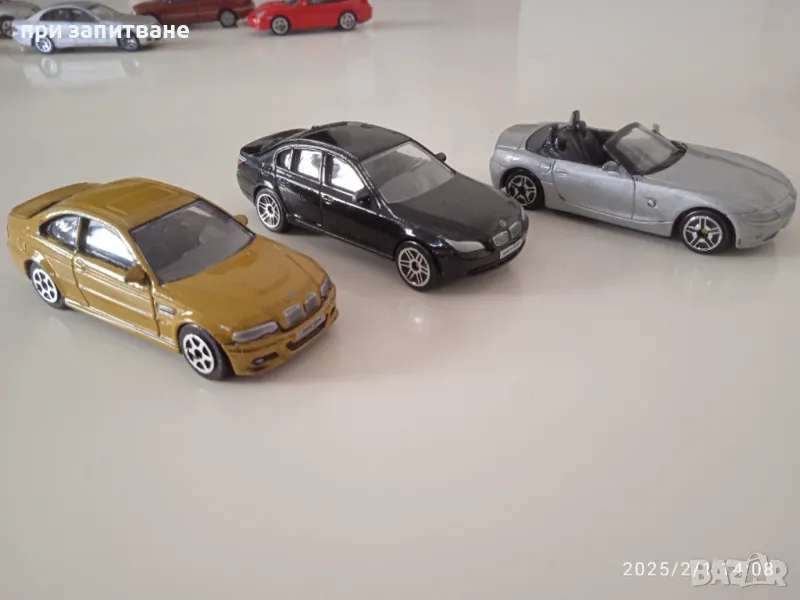 3 метални BMW 1:54- 1:61, снимка 1