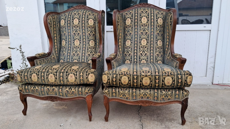 Ретро кресла "Bergere"палисандър, снимка 1