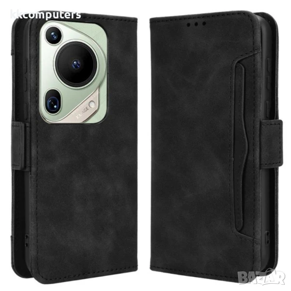 Huawei Pura 70 Pro / 70 Pro+ / 70 Ultra Magnetic Wallet Кожен Калъф и Скрийн Протектор, снимка 1