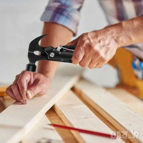 Мултифункционален инструмент 12 в 1 Мултитул, Чук, клещи, отвертка, снимка 5 - Клещи - 52211955