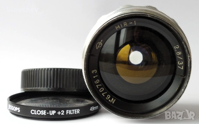Легендарен обектив Mir-1 37mm 1:2.8 Брюксел 1958, снимка 2 - Обективи и филтри - 52713623