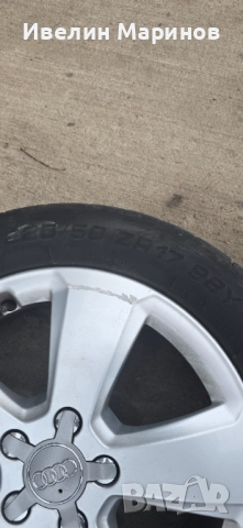 Оригинални Джанти ауди 17 5х112, снимка 2 - Гуми и джанти - 52339099