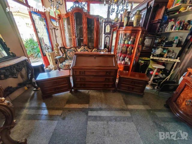 Елегантно писалище( скрин) с две нощни шкафчета , снимка 2 - Шкафове - 52015642