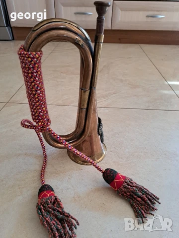 английска военна медна тръба, снимка 10 - Антикварни и старинни предмети - 51088679