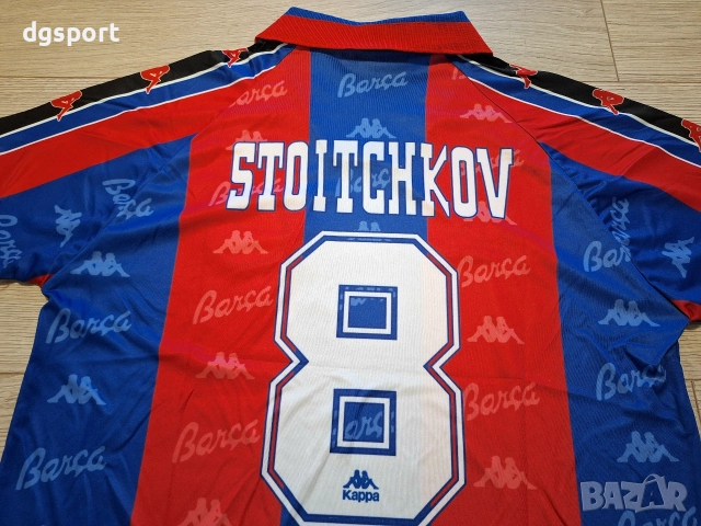 Футболна фланелка на Христо Стоичков #Барселона #ретро модел 1997/98!, снимка 3 - Футбол - 52638692