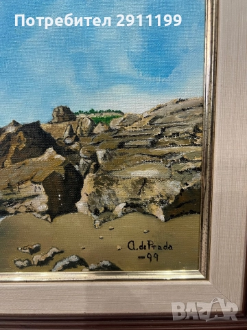 Картина с маслени бои, комплект от две, снимка 5 - Картини - 51778072