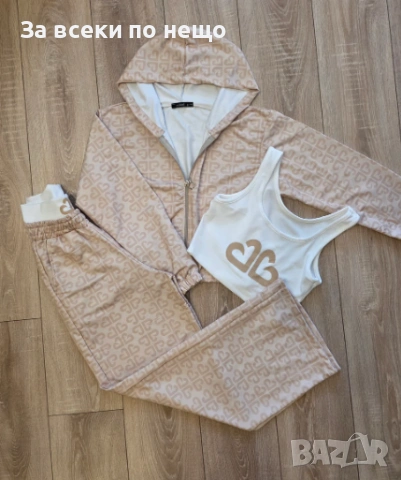 Дамски Комплект От Три Части - Налични Различни Цветове Код Amel-Rea22, снимка 3 - Спортни екипи - 53838884