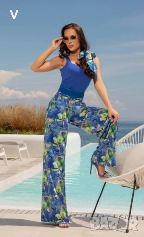 Дамска къса лятна ефирна плажна рокля сандали естествена кожа платформа очила , снимка 4 - Рокли - 51472008