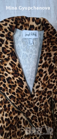 леопард рокля тип костюм, снимка 3 - Рокли - 52722691
