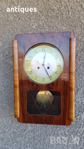 Стар полски стенен часовник - Метрон / Metron - 1970"г., снимка 5 - Антикварни и старинни предмети - 53706148