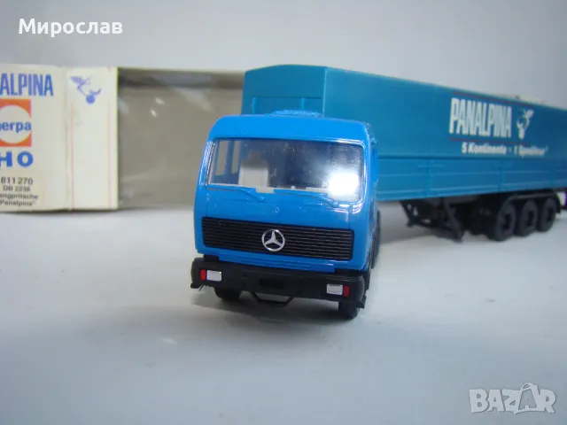 HERPA H0 1/87 MERCEDES КАМИОН МОДЕЛ ТИР ИГРАЧКА КОЛИЧКА, снимка 3 - Колекции - 48418371