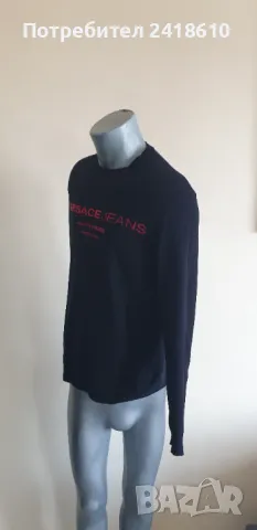 Versace Jeans Couture Cotton Knit Mens Size M ОРИГИНАЛ! Мъжки Памучен Пуловер!, снимка 3 - Пуловери - 49213739