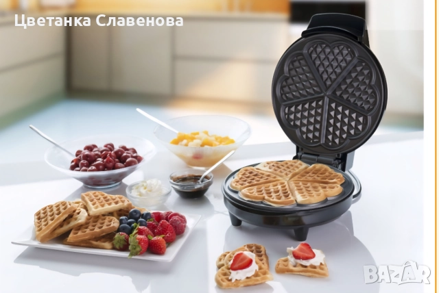 Гофретник Bestron AWM700S   700W, снимка 6 - Гофретници - 52443869