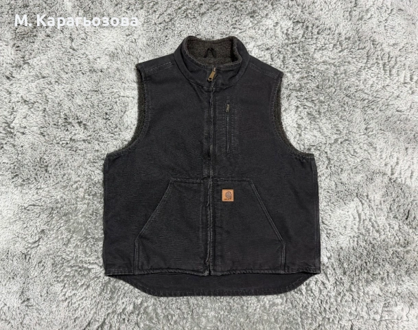 Carhartt Relaxed Fit Washed Duck Sherpa, Размер L, снимка 2 - Други - 53215453