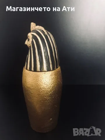 статуя Египетски Бог гърне, снимка 5 - Статуетки - 37040200