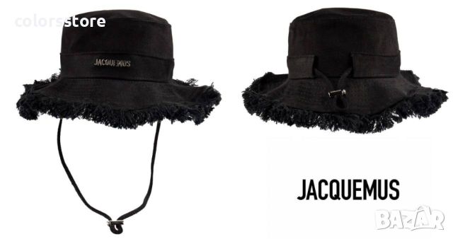 Черна шапка  Jacquemus -GG605ä, снимка 1 - Шапки - 45480552