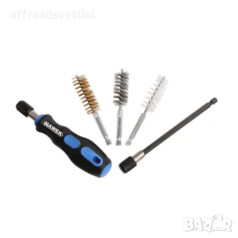 Комплект четки за почистване на цилиндри, втулки, тръби 38 части HAWEK, снимка 4 - Други инструменти - 49979363