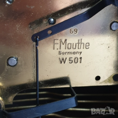 Настолен каминен часовник Mauthe -60те години, снимка 9 - Антикварни и старинни предмети - 51963579