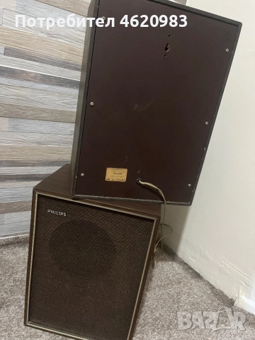  Ретро Тонколони Philips колони 6.5 инча Филипс , снимка 6 - Тонколони - 52618774