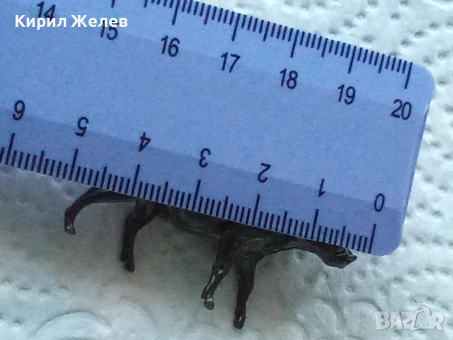 Малка бронзова фигурка на глиган 52582, снимка 5 - Антикварни и старинни предмети - 52730321