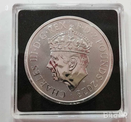 Сребърна монета с оцветяване: Кралица Елизабет II, снимка 3 - Нумизматика и бонистика - 50791158