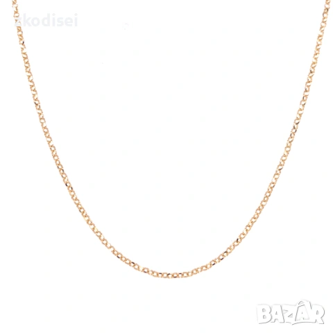 Златен синджир 2,63гр. 42,0см. 14кр. проба:585 модел:37713-4, снимка 2 - Колиета, медальони, синджири - 53814721