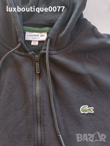 Използвано в отлично състояние горнище Lacoste M , снимка 4 - Спортни дрехи, екипи - 52650696