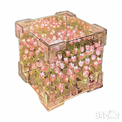 Очарователна нощна лампа лале – Многофункционално освежаване на вашето пространство, снимка 4 - Други стоки за дома - 52004207