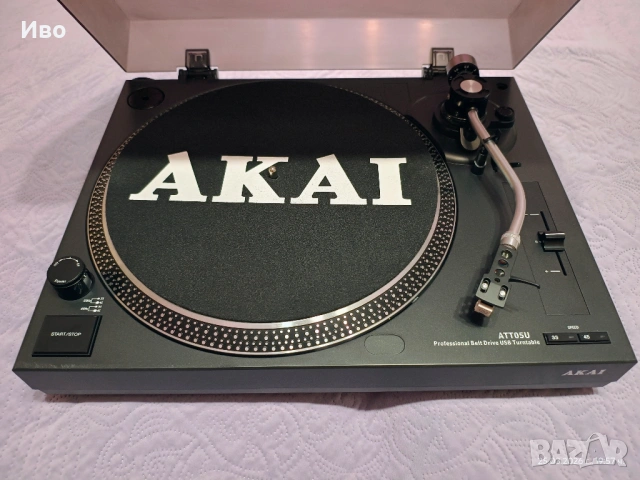 Продавам грамофон AKAI ATT05U с USB, снимка 2 - Грамофони - 53978175